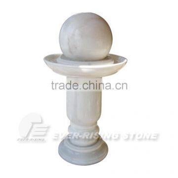 White Marble Polished Swimming ball