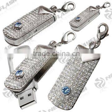 OEM promotional swivel usb flash drive ,electronic gifts keychain