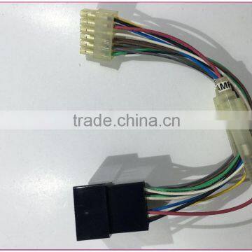 UL3266 22AWG 125C 300V Electronic Wire Crimp 3.96mm White/Black Connector Cable Assembly