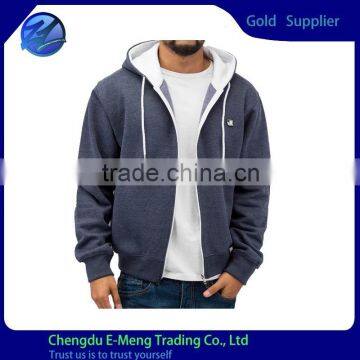 High Quality Custom New Design Plain Polar Fleece Men Hoody