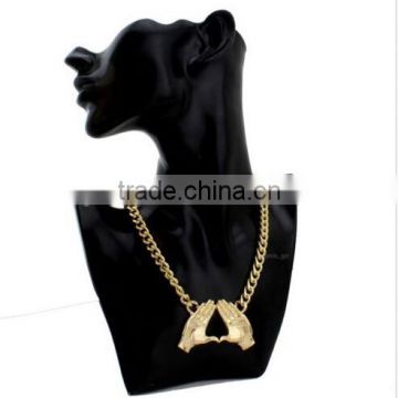 Wholesale Delta Sigma Theta DST Necklace Hip Hop Hand Pendant Necklace Choker Jewelry palm necklace                        
                                                Quality Choice