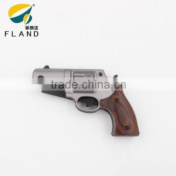 2015 new arrival New Design Aluminum Handle Gun Shape Pocket Knife