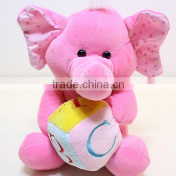 25cm High Quality Cute Elephant Stuffed Animal Toys Plush Elephant