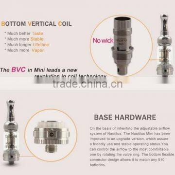 Large Stock!!!China supplier wholesale Aspire mini nautilus New technology BVC coil aspire mini nautilus