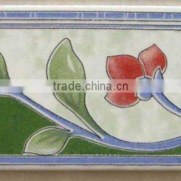 7x20 ceramic wall border