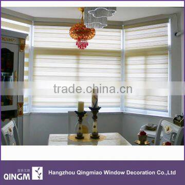 Kitchen Use 100% Polyester Material Double Layer Window Blinds