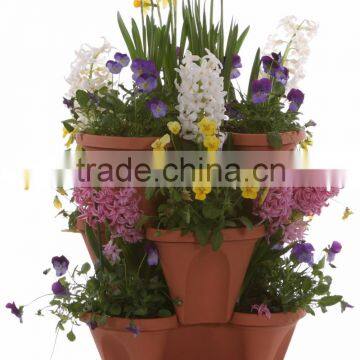 Original Stacking Planters with Watering System Multiple Pots with tray                        
                                                Quality Choice