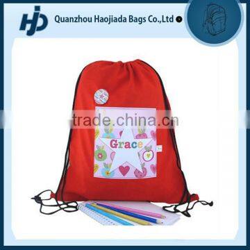 Various custom design personalised girls drawstring bag