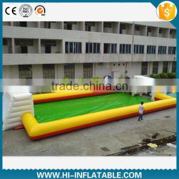 Funny sport use inflatable football play field for sale