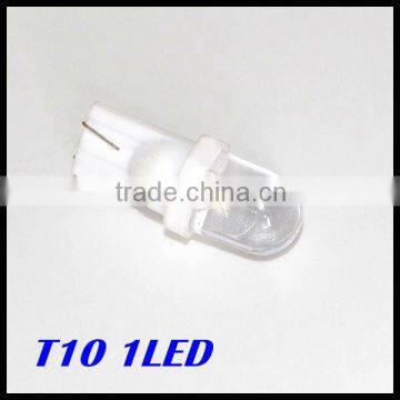 Wholesale T10 W5W 168 194 1 LED Car Wedge Light Lamp Bulbs White Color