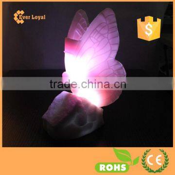 Lovely Pink Butterfly Shape Simulated Flameless LED Candle Night Candle Lamp Romantic