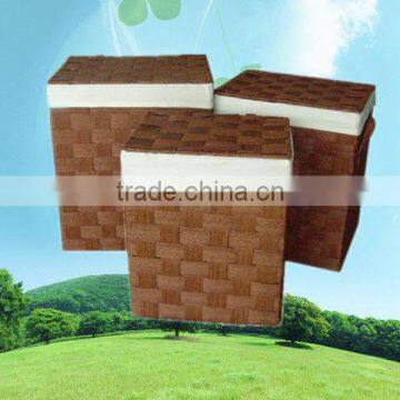 paper rope papaer string hot sale new design laundry basket