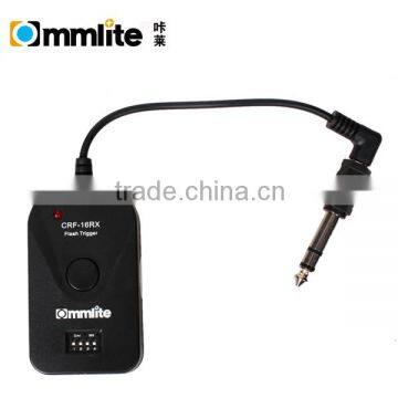 Commlite 16-channel Radio flash trigger kit for strobes (1 receiver) compatible for All cameras and studio flashes
