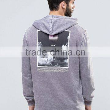 Wholesale 100%cotton Printed Pullover Man Hoody photo-4