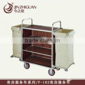 Hotel housekeeping carts/trolley/room service trolley(F-182)