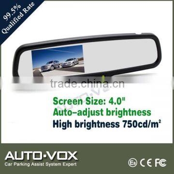 4.3" Screen TFT Car LCD Rearview DVD Mirror Monitor