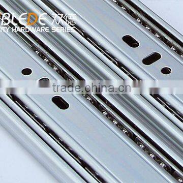 3 fold ball bearing kitchen cabinet drawer slide rail