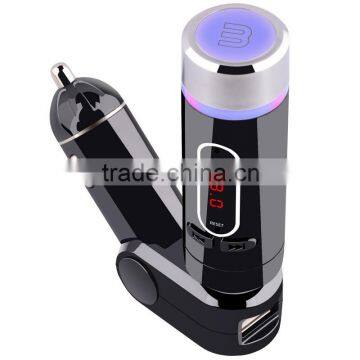 Free sample FM28B Bluetooth FM Transmitter USB Car Charger bluetooth handsfree car kit MP3 Player