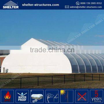 2016 new maximum wind loading 100km/h(0.5kn/sqm) 40 meter aluminium tent aircraft hangar marquee tent