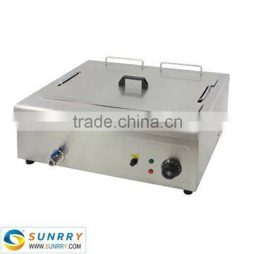Countertop Square Frying Cooker One Tank One Basket Flat Deep Fryer for Fried Chicken Meat (SY-TF26F SUNRRY) photo-2