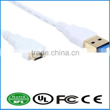 USB3.0 AM To MicroB Cable Gold Plated Connecting Cable Smart Phone Charging Cable