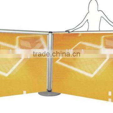 Portable event display system iron base stand