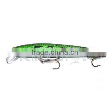 CHMN18 hard minnow fishing lure stell ball inside body to keep balance