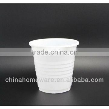 white plastic cup milk cup beverage cup