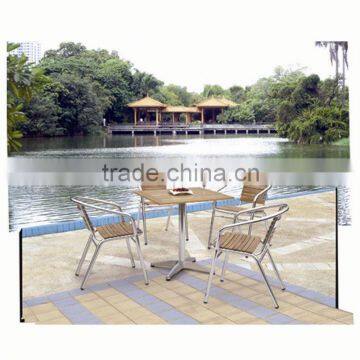 Modern dining table solid teak