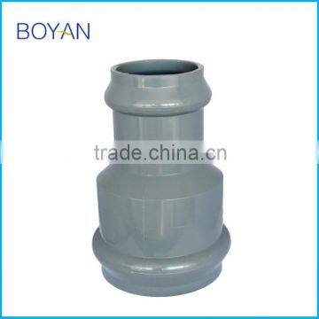 Chinese Supplier Plastic Pipe Fitting Grey Pvc Two Faucet Reducer