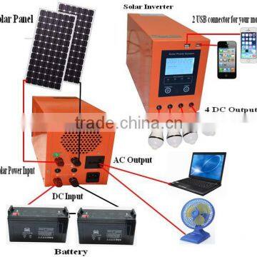 Home Application and Normal Specification 1kw solar power system