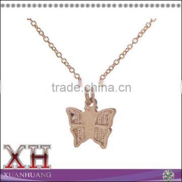 China Wholesale Sterling Silver Butterfly Pendant Necklace