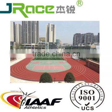 Outdoor polyurethane track and field runway