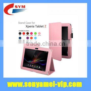 For Sony Tablet Z Case, leather case for Sony Z