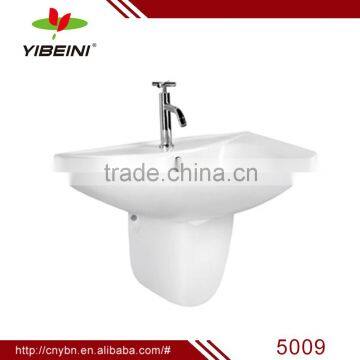 Hot sale ceramic basin_wall hung basin with semi pedestal