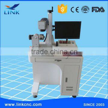 30W MAX Laser Source Desktop Fiber Laser Marking Machine for Cellphone Case/Laser Marking Machine with Auto Up-down platform