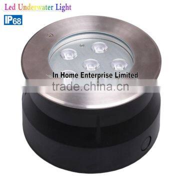 IP68 6W Swimming Pool Light Stainless Steel DMX Underwater Led Light photo-3