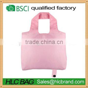 Hot selling reusable pink grocery bag for traveling promotional