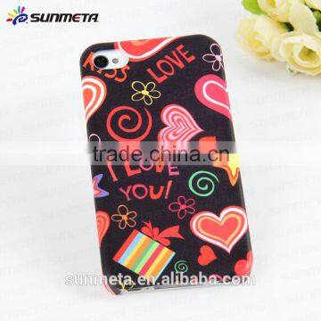 Sunmeta printable sublimation phone cases for Ipone 4