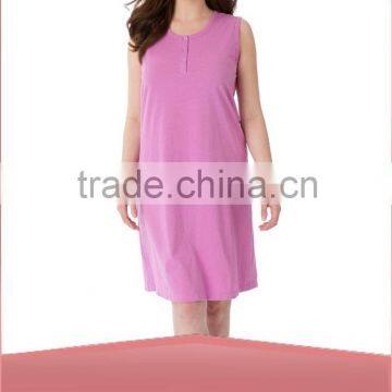 Wholesale Women's Cheap Night Dress Cotton Plus Size Summer Dress