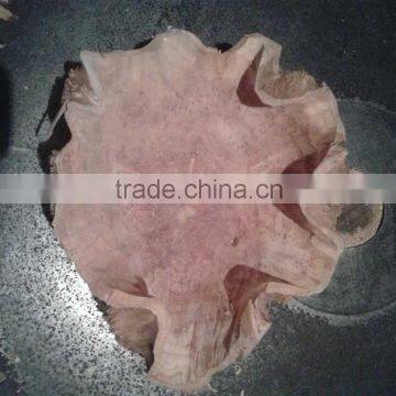 Brilliant Flat Cut Bowls Handmade and Factory Price Salad Root Carving Bowl photo-5