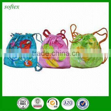 Cotton Beach Towel Backpack,folding Beach Towel Bag With Custom Logo photo-5