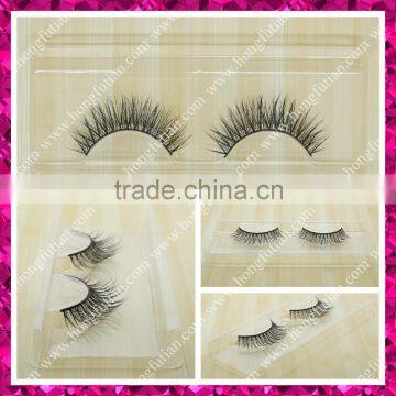 Popular style 3D eyelash mink fur 100% handmade with custom eyelash packaging