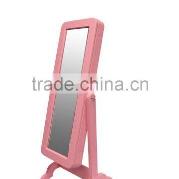 floor stand dressing mirror with jewelry storage for child new design hot sale