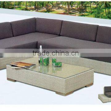 Long-lasting Garden furniture New design rattan Sofa/lounge Colorful wicker outdoor furniture B015