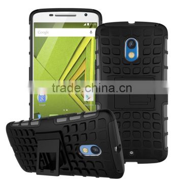 For Motorola Moto X Play plastic and TPU hybrid combo case