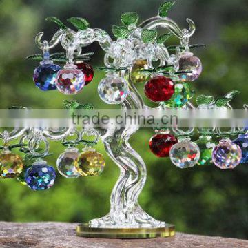 Christmas Day 's Crystal Apple Tree for Home Decoration Crystal gift