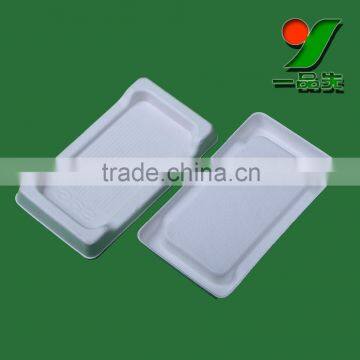 Biodegradable Custom Printed Mobile Phone Packaging Tray ,phone Accessories Paper Molded Pulp Packaging Trays photo-4