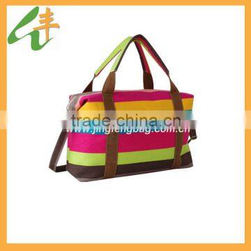 2014 latest fashion leisure cute girl's canvas travel bag