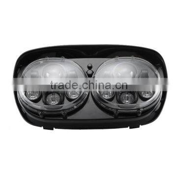 Harley Headlamp Double 5 3/4 Inch Round Daymaker Harley Roa-d Glide Custom LED Motorcycle Headlight photo-4